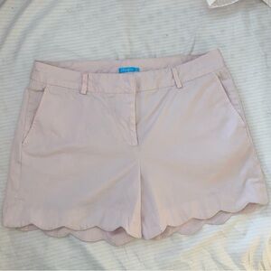 J. McLaughlin Light Pink Scalloped Shorts